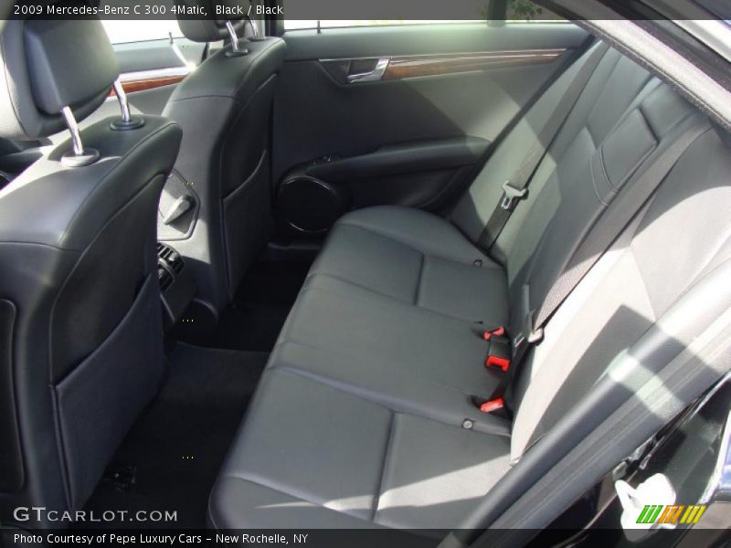 Black / Black 2009 Mercedes-Benz C 300 4Matic