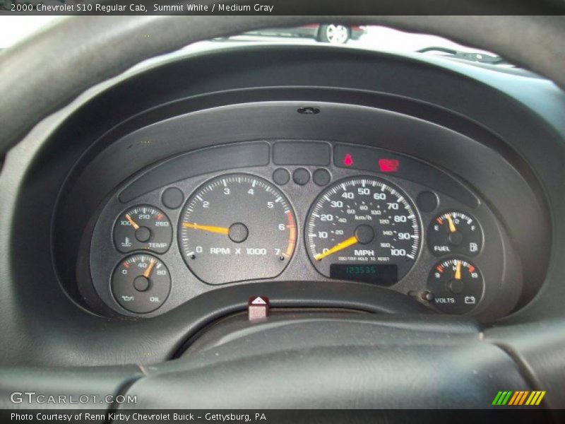  2000 S10 Regular Cab Regular Cab Gauges