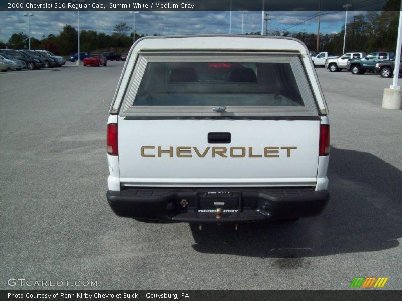 Summit White / Medium Gray 2000 Chevrolet S10 Regular Cab