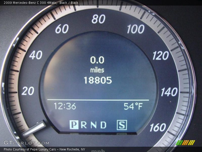 Black / Black 2009 Mercedes-Benz C 300 4Matic