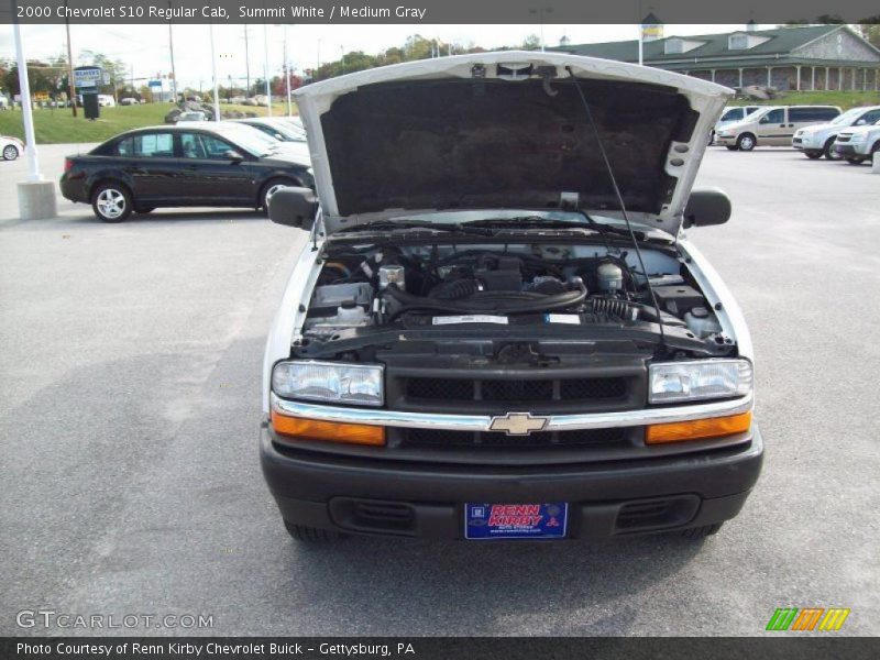 Summit White / Medium Gray 2000 Chevrolet S10 Regular Cab