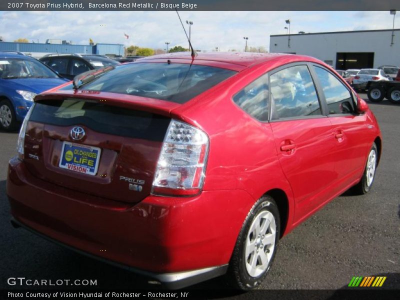 Barcelona Red Metallic / Bisque Beige 2007 Toyota Prius Hybrid