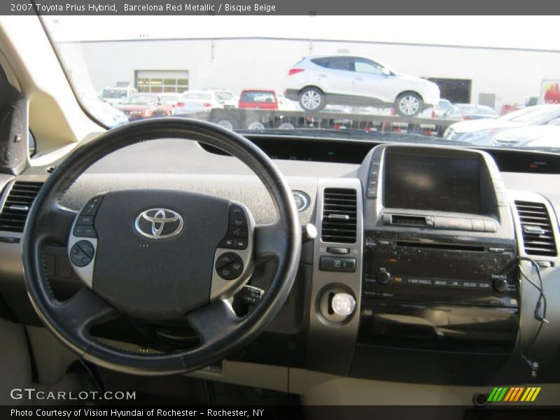 Barcelona Red Metallic / Bisque Beige 2007 Toyota Prius Hybrid