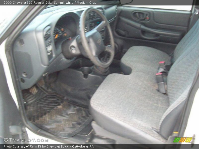 Medium Gray Interior - 2000 S10 Regular Cab 