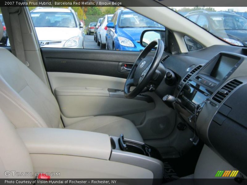 Barcelona Red Metallic / Bisque Beige 2007 Toyota Prius Hybrid