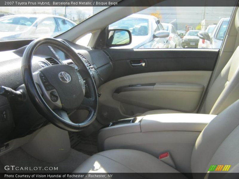 Barcelona Red Metallic / Bisque Beige 2007 Toyota Prius Hybrid