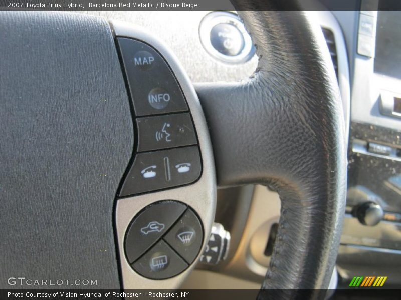 Barcelona Red Metallic / Bisque Beige 2007 Toyota Prius Hybrid