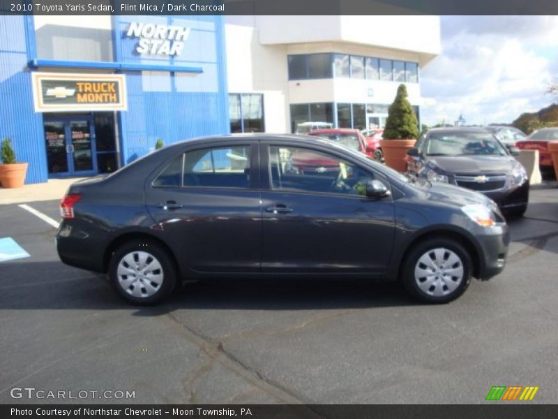 Flint Mica / Dark Charcoal 2010 Toyota Yaris Sedan