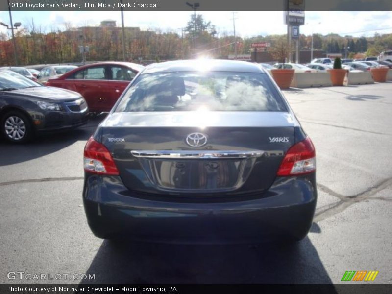 Flint Mica / Dark Charcoal 2010 Toyota Yaris Sedan