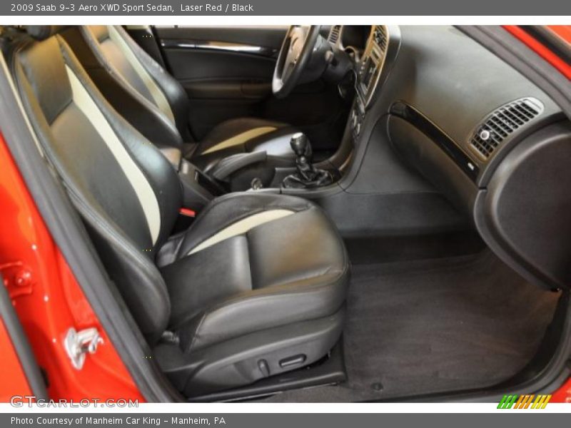  2009 9-3 Aero XWD Sport Sedan Black Interior