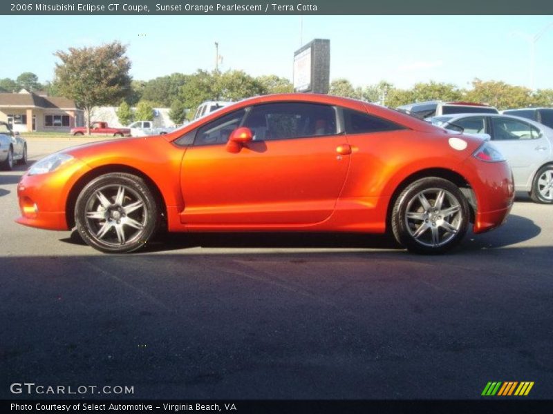 Sunset Orange Pearlescent / Terra Cotta 2006 Mitsubishi Eclipse GT Coupe