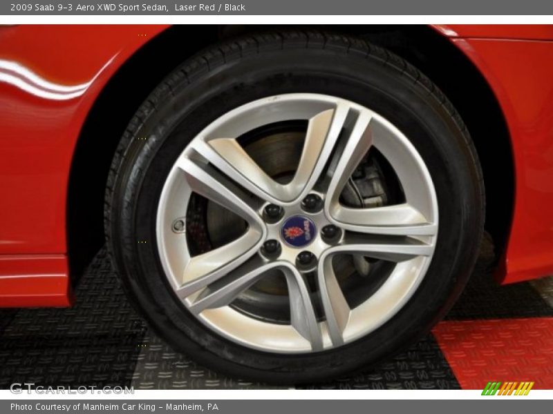  2009 9-3 Aero XWD Sport Sedan Wheel