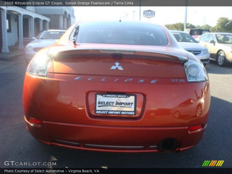 Sunset Orange Pearlescent / Terra Cotta 2006 Mitsubishi Eclipse GT Coupe