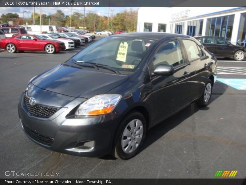 Flint Mica / Dark Charcoal 2010 Toyota Yaris Sedan