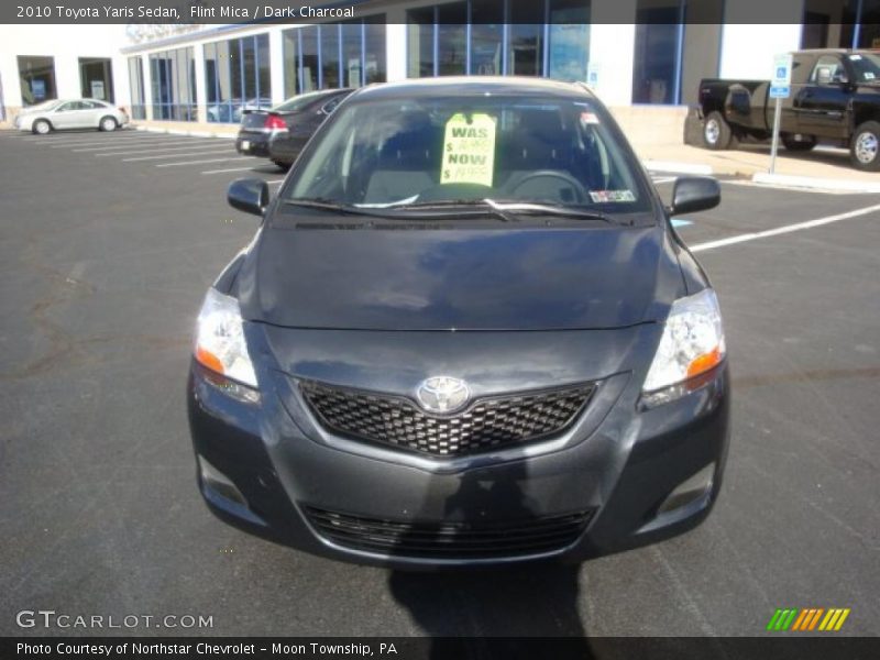 Flint Mica / Dark Charcoal 2010 Toyota Yaris Sedan