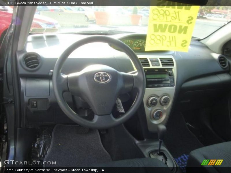 Flint Mica / Dark Charcoal 2010 Toyota Yaris Sedan