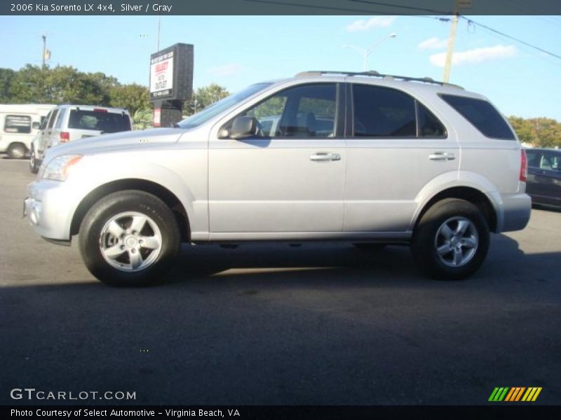 Silver / Gray 2006 Kia Sorento LX 4x4