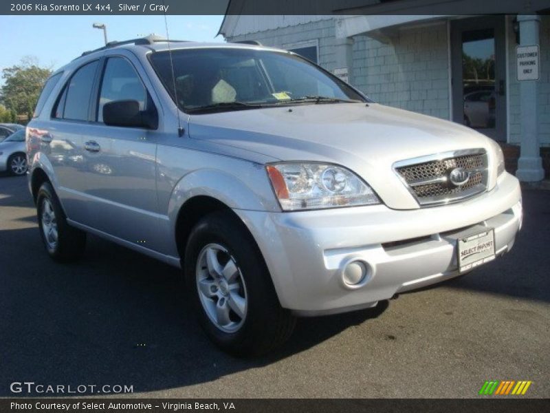 Silver / Gray 2006 Kia Sorento LX 4x4
