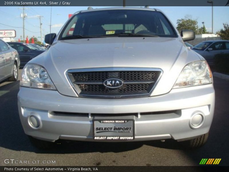 Silver / Gray 2006 Kia Sorento LX 4x4