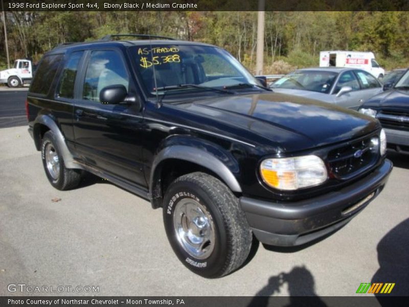 Ebony Black / Medium Graphite 1998 Ford Explorer Sport 4x4