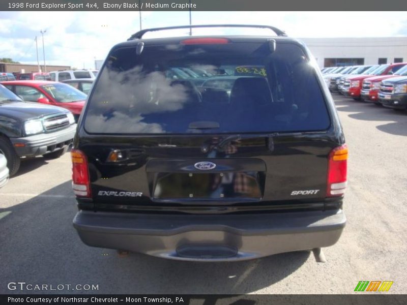 Ebony Black / Medium Graphite 1998 Ford Explorer Sport 4x4