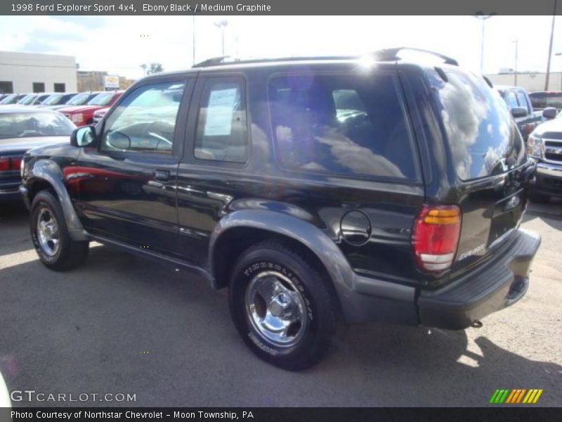 Ebony Black / Medium Graphite 1998 Ford Explorer Sport 4x4