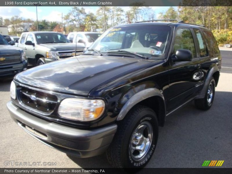Ebony Black / Medium Graphite 1998 Ford Explorer Sport 4x4