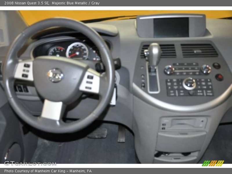 Majestic Blue Metallic / Gray 2008 Nissan Quest 3.5 SE