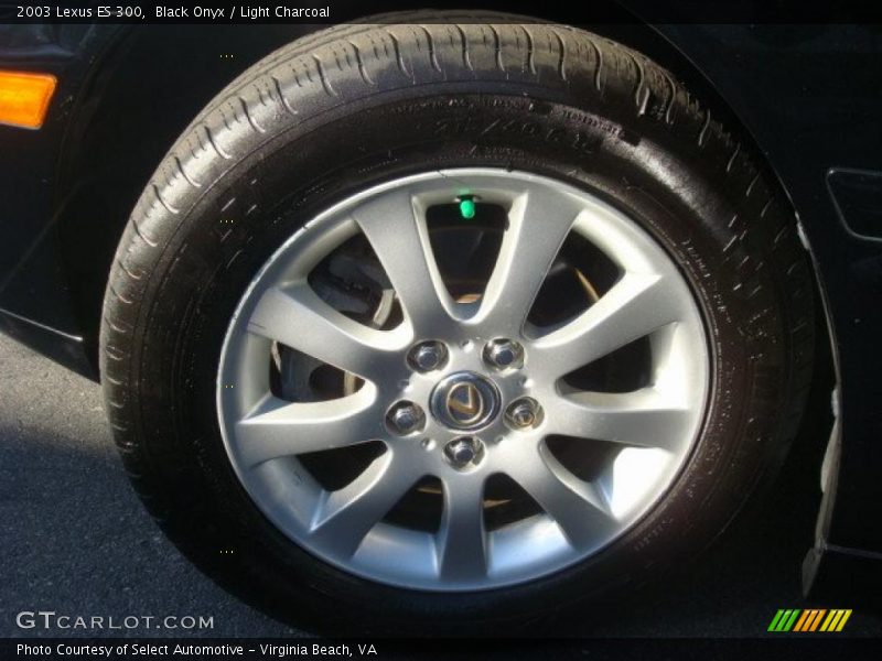 Black Onyx / Light Charcoal 2003 Lexus ES 300