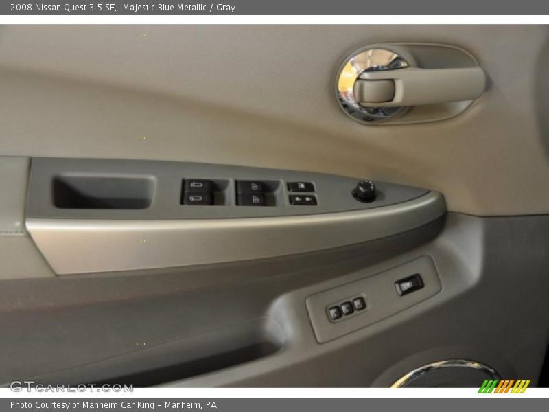 Majestic Blue Metallic / Gray 2008 Nissan Quest 3.5 SE