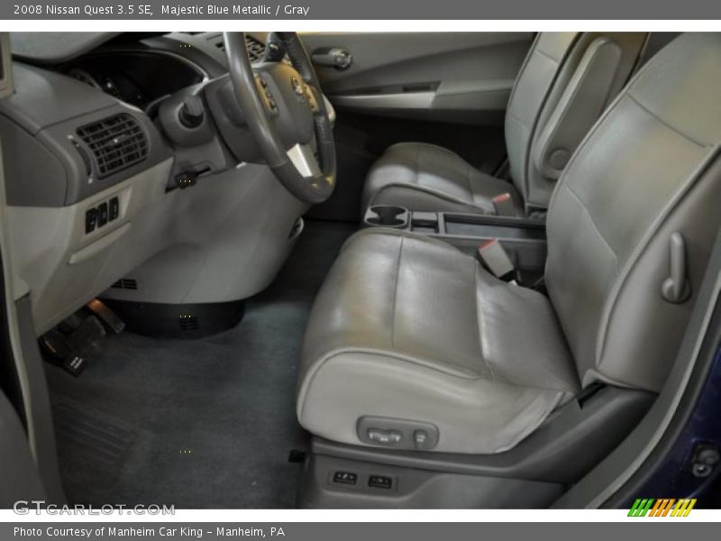 Majestic Blue Metallic / Gray 2008 Nissan Quest 3.5 SE