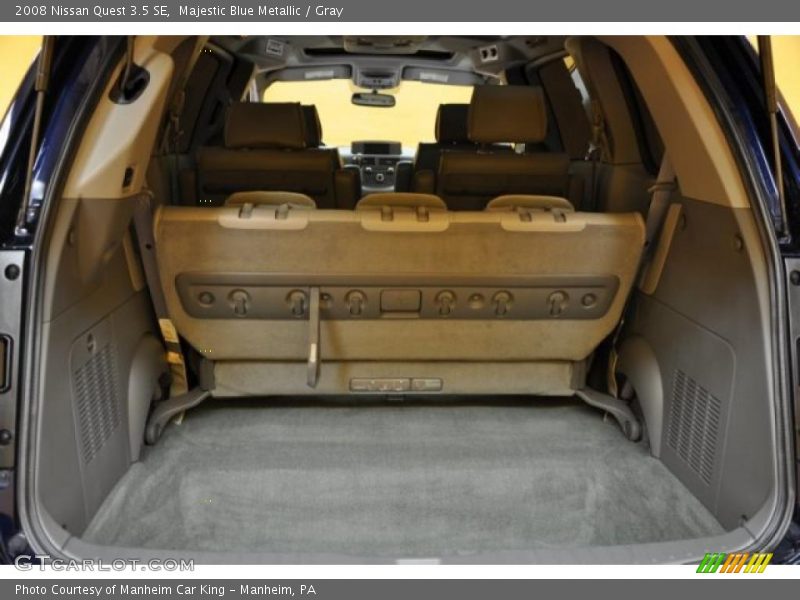Majestic Blue Metallic / Gray 2008 Nissan Quest 3.5 SE