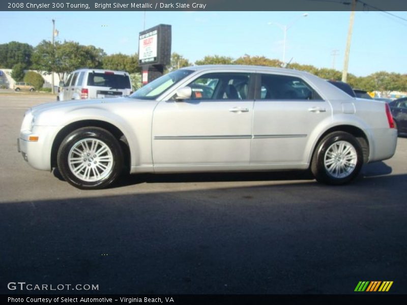 Bright Silver Metallic / Dark Slate Gray 2008 Chrysler 300 Touring