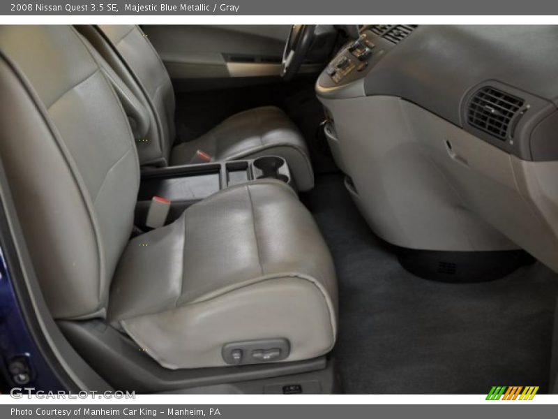 Majestic Blue Metallic / Gray 2008 Nissan Quest 3.5 SE