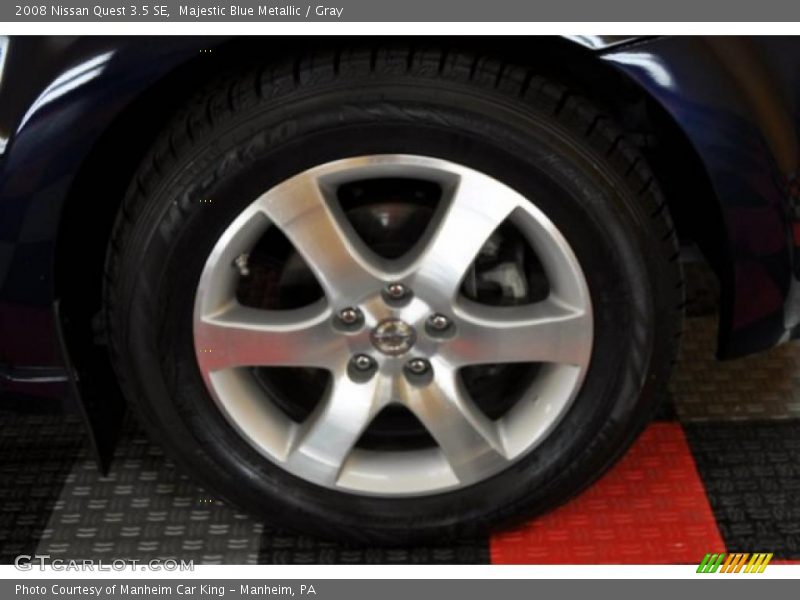 Majestic Blue Metallic / Gray 2008 Nissan Quest 3.5 SE