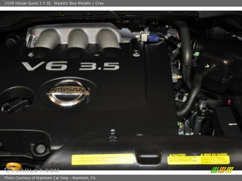 Majestic Blue Metallic / Gray 2008 Nissan Quest 3.5 SE