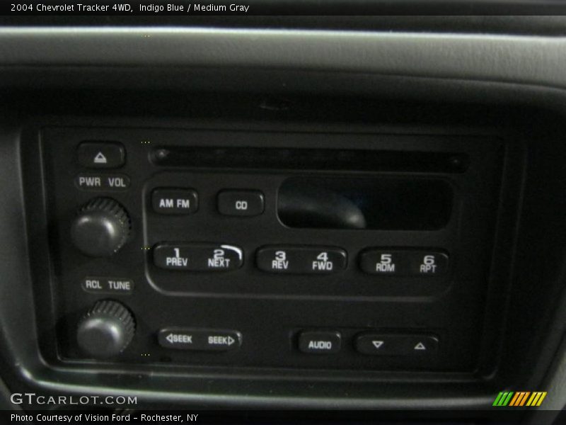 Indigo Blue / Medium Gray 2004 Chevrolet Tracker 4WD
