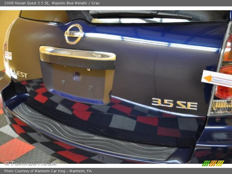 Majestic Blue Metallic / Gray 2008 Nissan Quest 3.5 SE