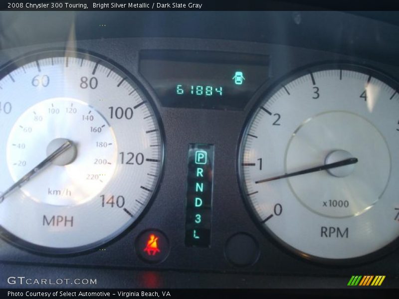 Bright Silver Metallic / Dark Slate Gray 2008 Chrysler 300 Touring