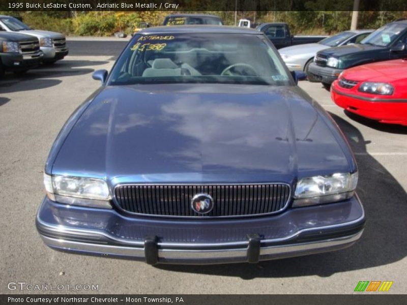 Adriatic Blue Metallic / Gray 1995 Buick LeSabre Custom