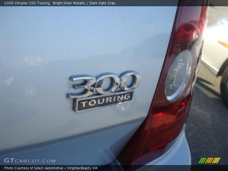 Bright Silver Metallic / Dark Slate Gray 2008 Chrysler 300 Touring