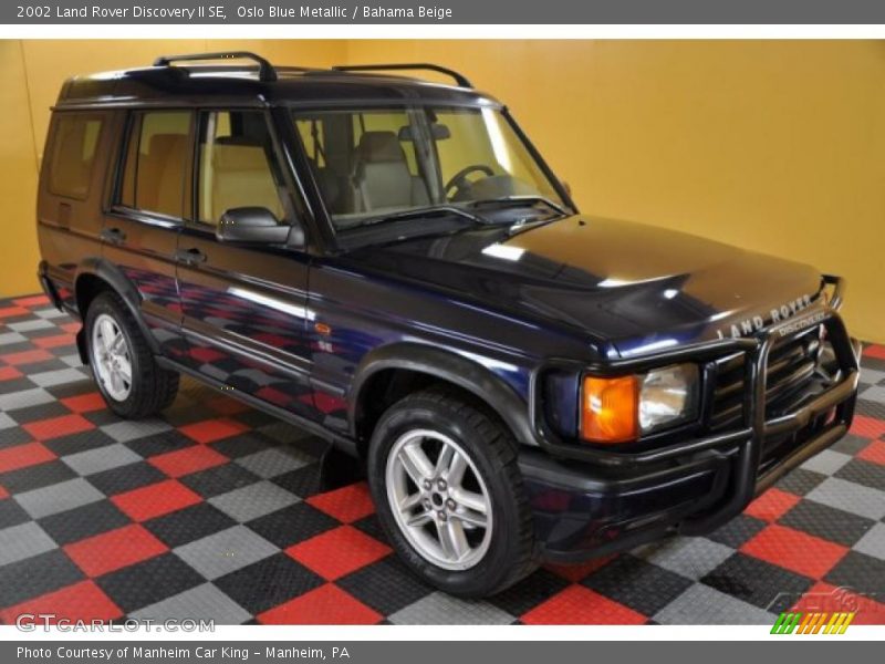 Oslo Blue Metallic / Bahama Beige 2002 Land Rover Discovery II SE