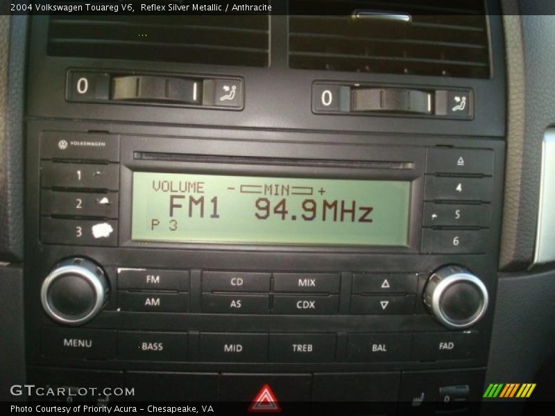 Reflex Silver Metallic / Anthracite 2004 Volkswagen Touareg V6