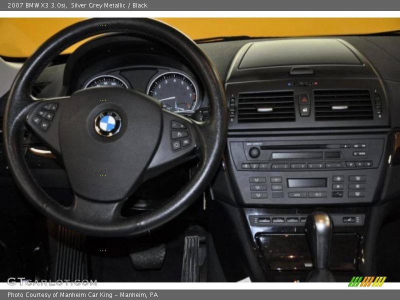 Silver Grey Metallic / Black 2007 BMW X3 3.0si