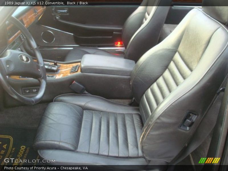  1989 XJ XJS V12 Convertible Black Interior