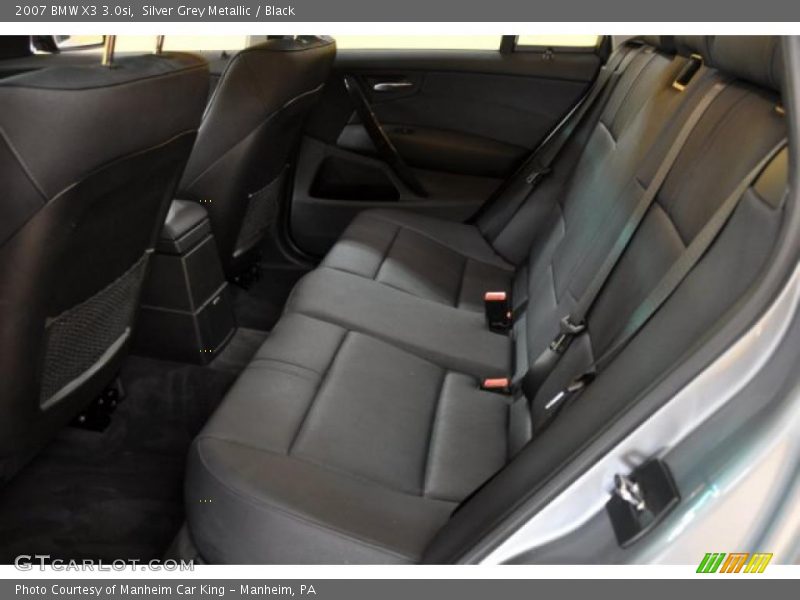 Silver Grey Metallic / Black 2007 BMW X3 3.0si
