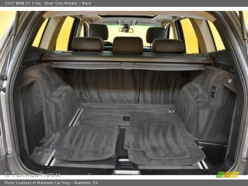 Silver Grey Metallic / Black 2007 BMW X3 3.0si