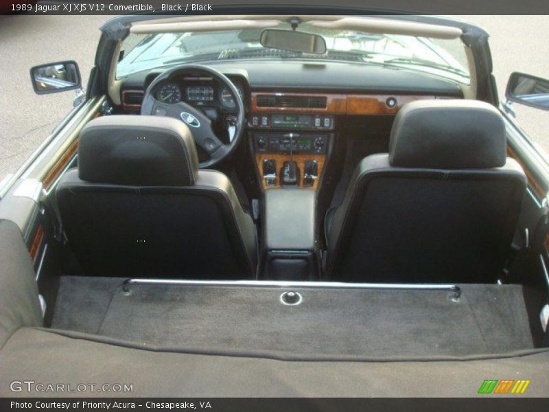  1989 XJ XJS V12 Convertible Black Interior