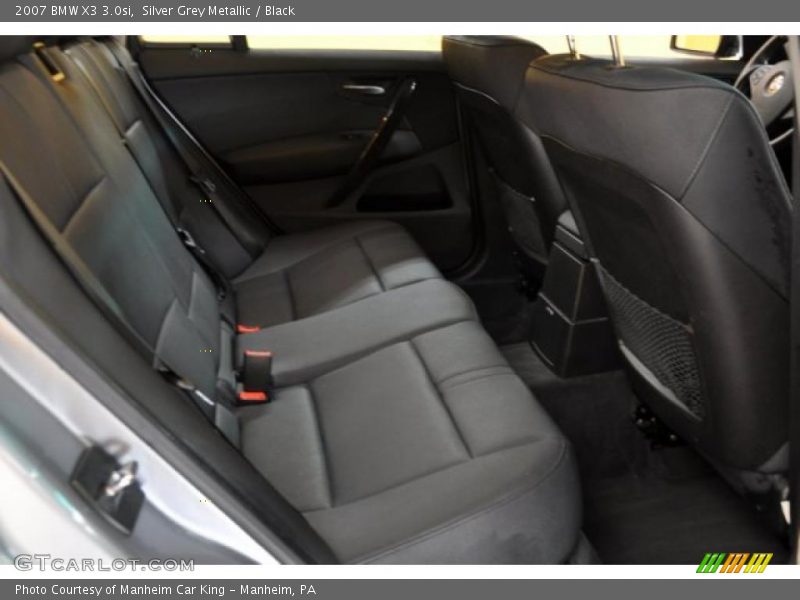 Silver Grey Metallic / Black 2007 BMW X3 3.0si