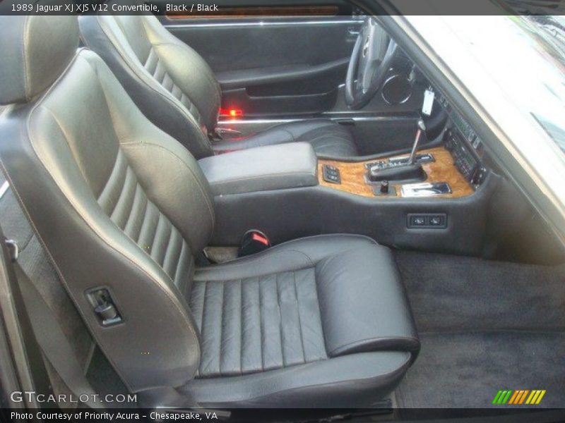  1989 XJ XJS V12 Convertible Black Interior